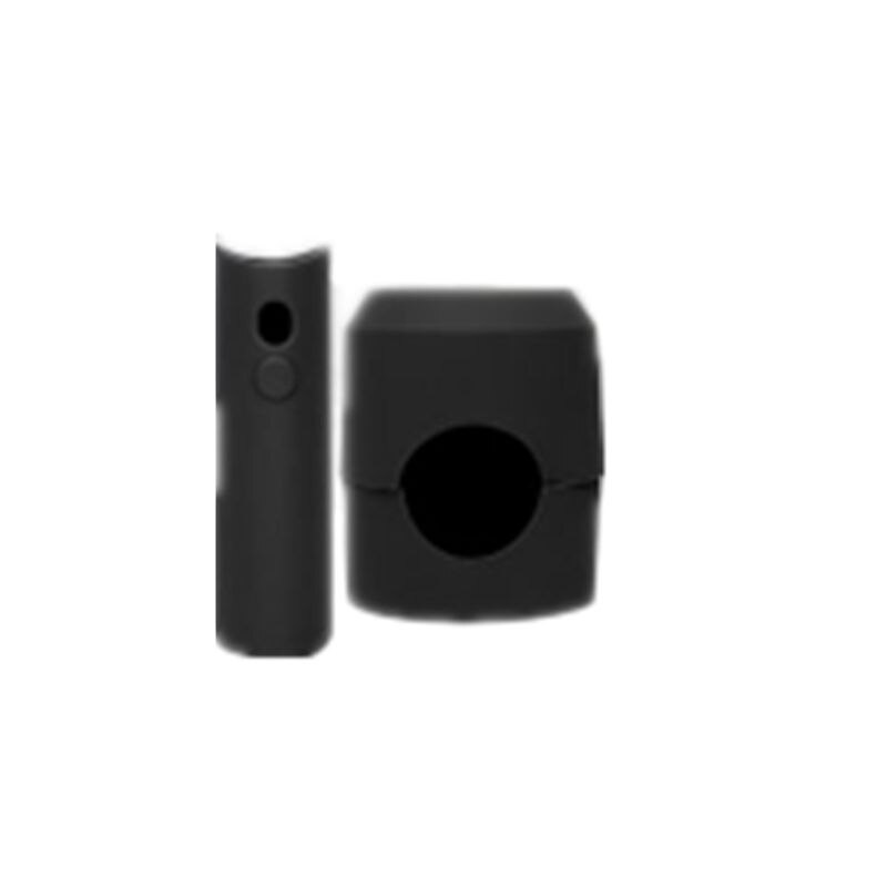 Zachte siliconen anti-kras föhnbehuizing, beschermhoes voor dyson supersonic föhnaccessoires: Zwart