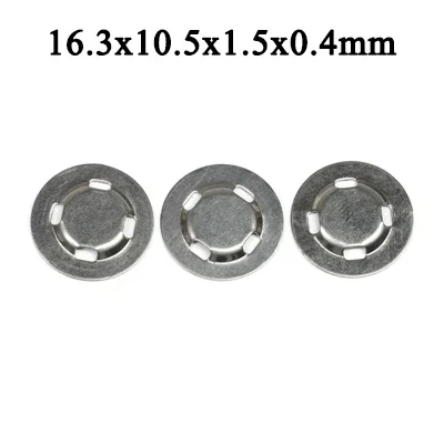 18650 Battery Spot Welding Cap Alternative Electrode Tip Cap Positive Spot Welding Accessories Battery Negative Flat Gasket: SKY BLUE / 1mm