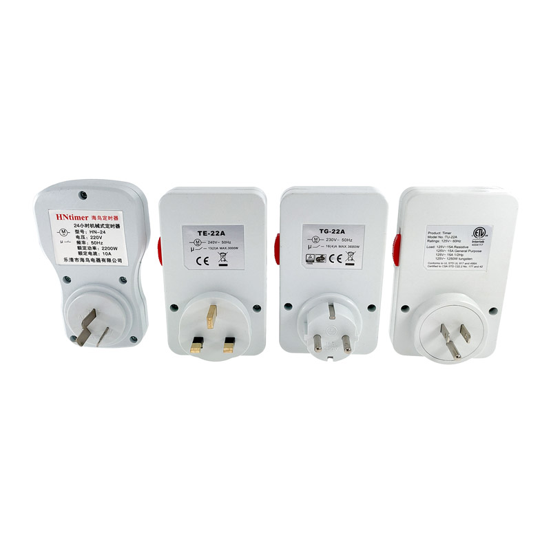 24-Stunden-Zyklischer Zeitschalter, universelle Zeitschaltuhr, mechanischer Timer, 230 VAC, 3500 W, 16 A, UK, EU, CN, uns-Steckerschalter
