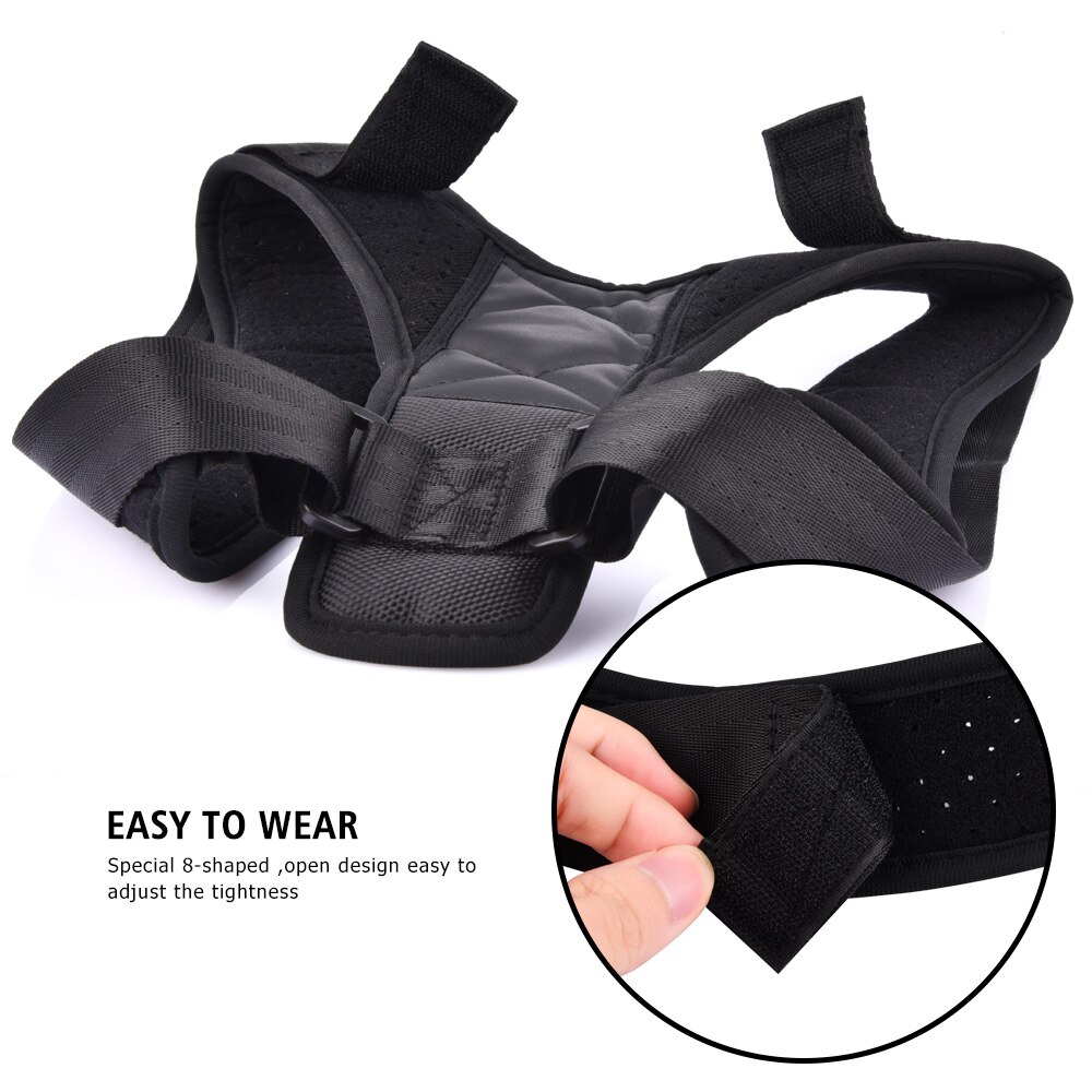 Brace Ondersteuning Riem Verstelbare Terug Houding Corrector Sleutelbeen Spine Terug Schouder Lumbale Houding Correctie