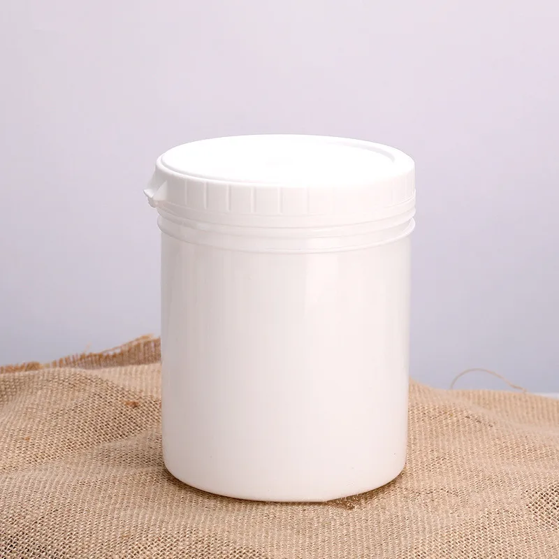 Lege 1000ml plastic potten met deksel voedselveilige bewaardoos luchtdichte verpakking fles 1 st.