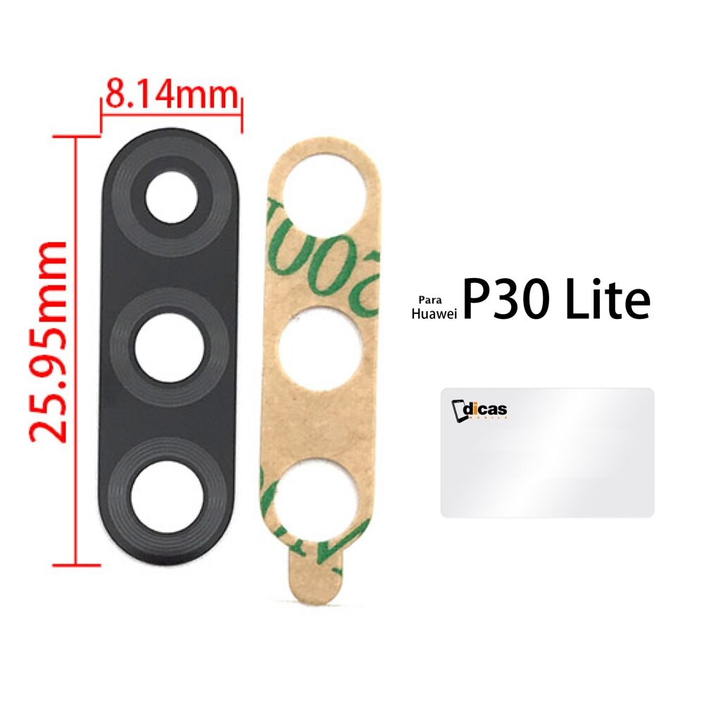 Rückfahrkamera Glaslinse für Huawei P30 / Lite / Profi Ersatz Kameraersatzobjektiv