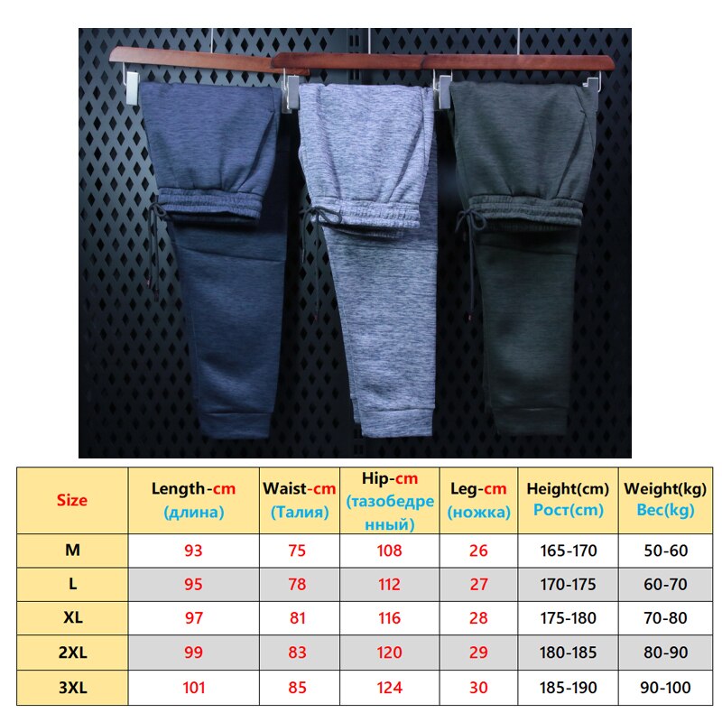 Heren Lange Broek Herfst Toevallige Rechte Running Broek Joggers Fitness Workout Joggingbroek Man Losse Traning Broek