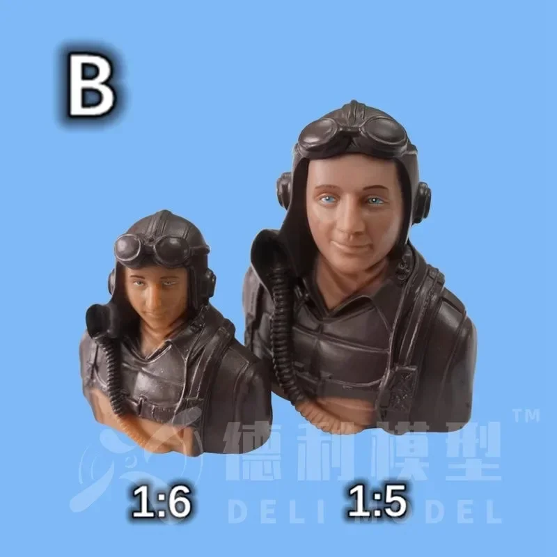 1Pc 1:5 1:6 Speelgoed Bestuurder Mannelijke Model Piloot Voor Rc Vliegtuig Model Accessoires