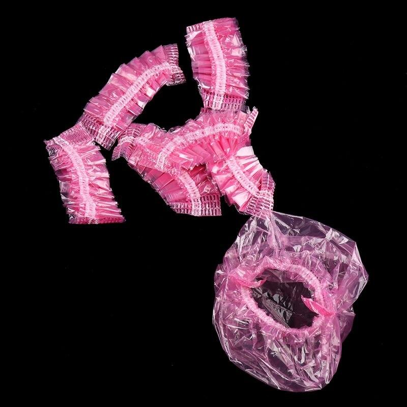 100 pz monouso parrucchiere paraorecchie salone trasparente copri orecchie protezione dell'orecchio tintura per capelli proteggere tappo strumento per lo messa in piega del colore dei capelli