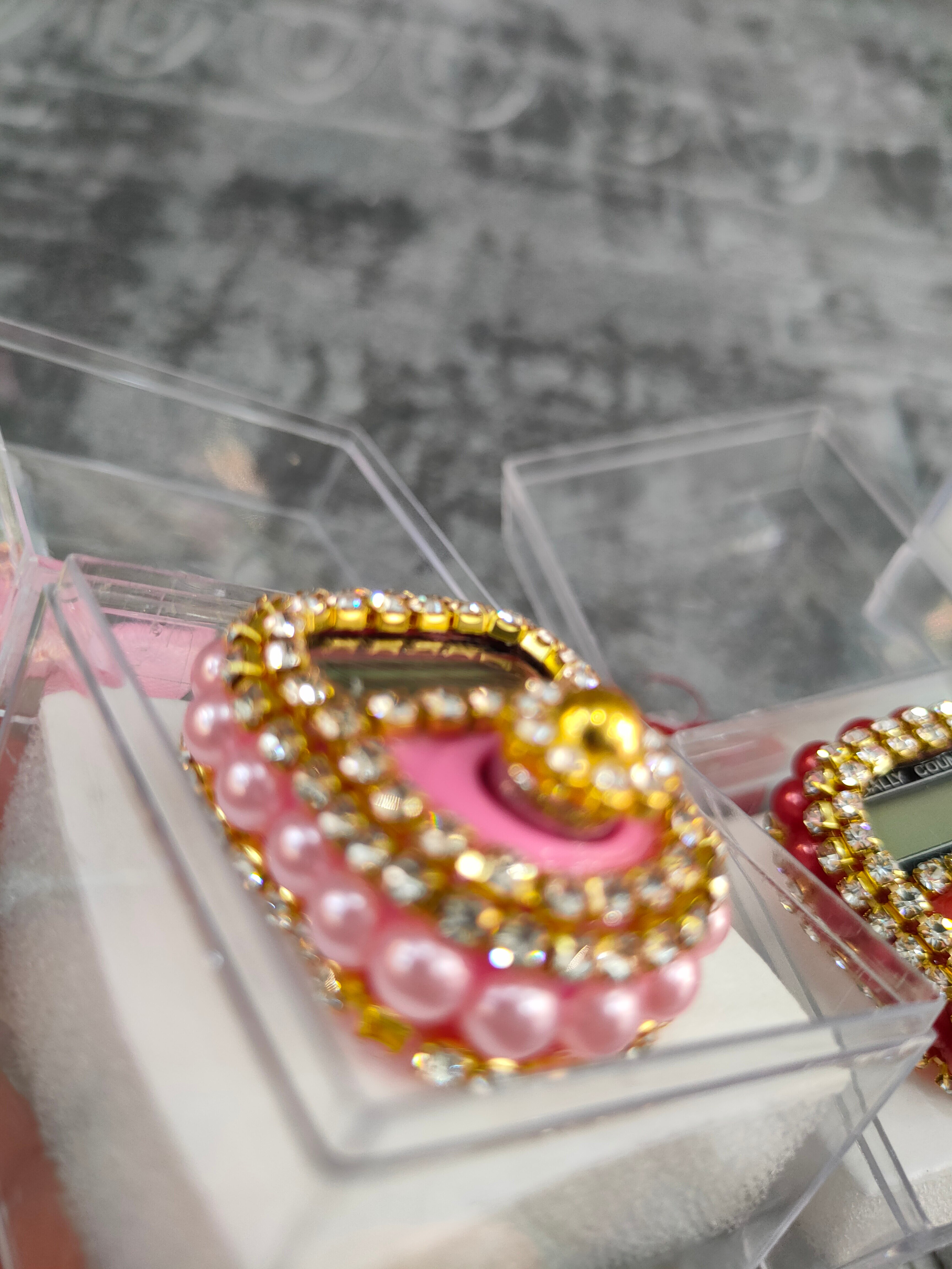 10 Stuks Roterende Gebed Kralen Met Led Digitale Teller Draagbare Vinger Tasbeeh Luxuryfavors Voor Moslims Moslim Tasbeeh Kralen