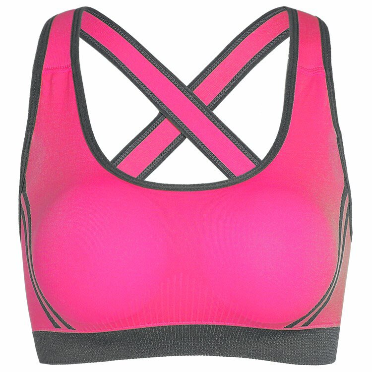 Vrouwen Draadloze Moving Comfort Sportbeha: S / Red