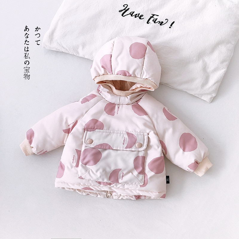 Winter Veer Mian Mian Han Editie Terug Rits Hooded Kleding Prive Katoen Gewatteerde Jas Verbindt Zich Tot 1209