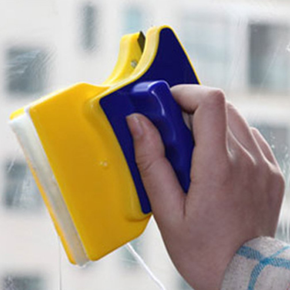 Renare delar magnetisk borste för tvätt av fönster hushålls dubbelsidiga fönsterguide rengöringsverktyg tvätt av glas abs&magnet