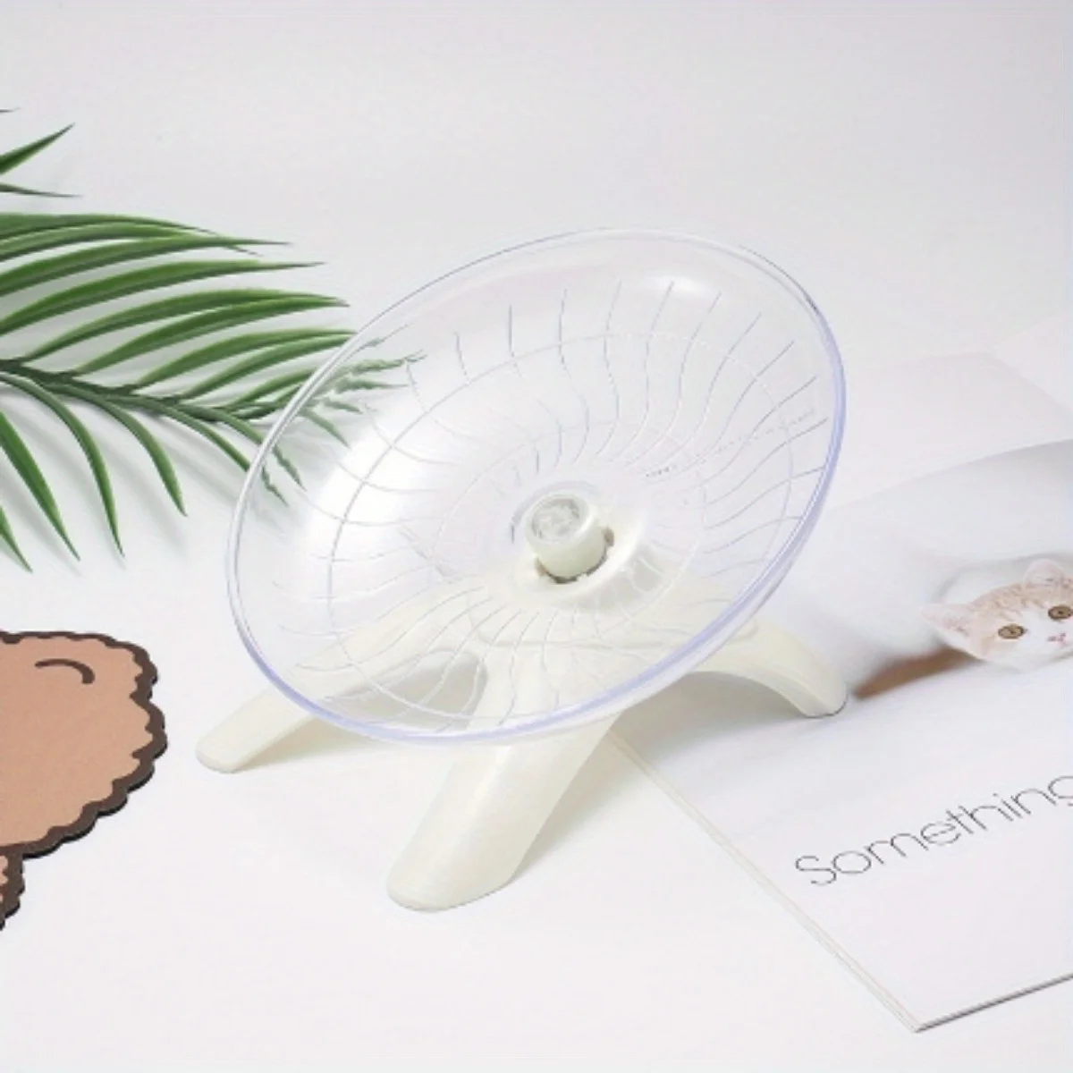 Quiet Spin Hamster Exercise Wheel - Durable, Non-Slip Running Saucer For Small Pets Like Hamsters, Gerbils & Mice