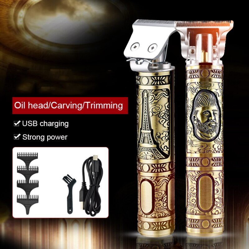 Tondeuse hommes professionnels tondeuse 0mm coupe tête à baldaquin barbe rasage précision finition coupe cheveux Machine adulte enfant