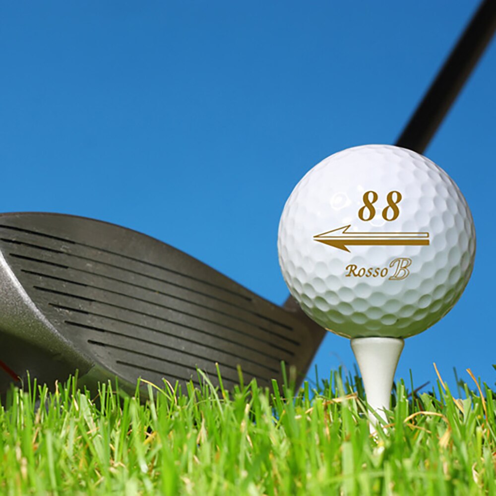 1pc Original Golf Practice Ball Synthetic Rubber Three-layer Match Ball Box Package Golf Ball Game Use Ball: Default Title