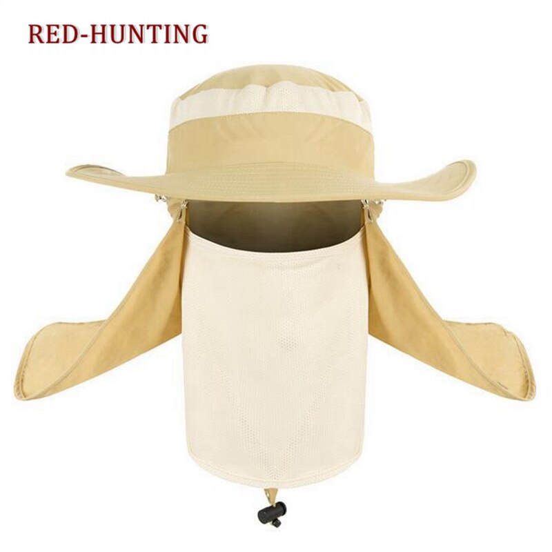 Gorro de pesca con protección UV para exteriores, para el cuello con solapa protección facial, máscara para el sol, diadema, equipo de pesca, sombrero antimosquitos para la lluvia y el sol, 2022