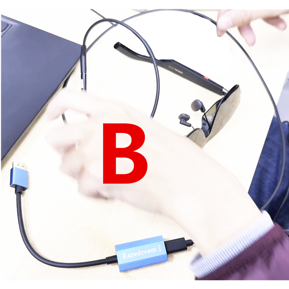 AR Glasses Hub Bezszwowy adapter ładowania wielu urządzeń typu C zgodny z HDMI dla Xreal Beam Viture Rokid Station Rayneo XR USB-C