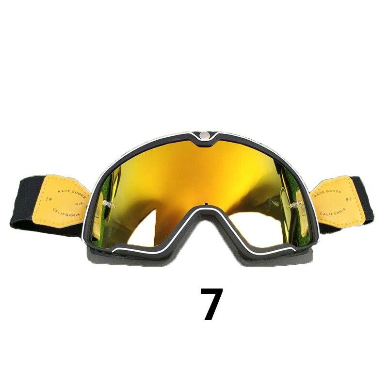 MX Off Road-gafas para Motocross, cascos de Moto de cross, gafas de esquí, ATV, Retro: as the picture 7