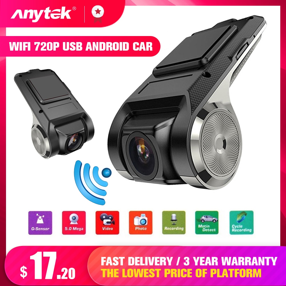 1080P Wifi Auto Camera Dashcam Adas Mini Auto Dvr Camera Auto Digitale Video Recorder Dash Cam App Voor Android multimedia Speler