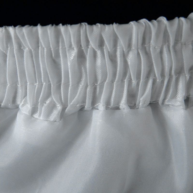 Mujer 8 capas tul vestido de novia enaguas vestido de novia sin anillos noche Prom crinolina medio resbalón inflado Underskirt
