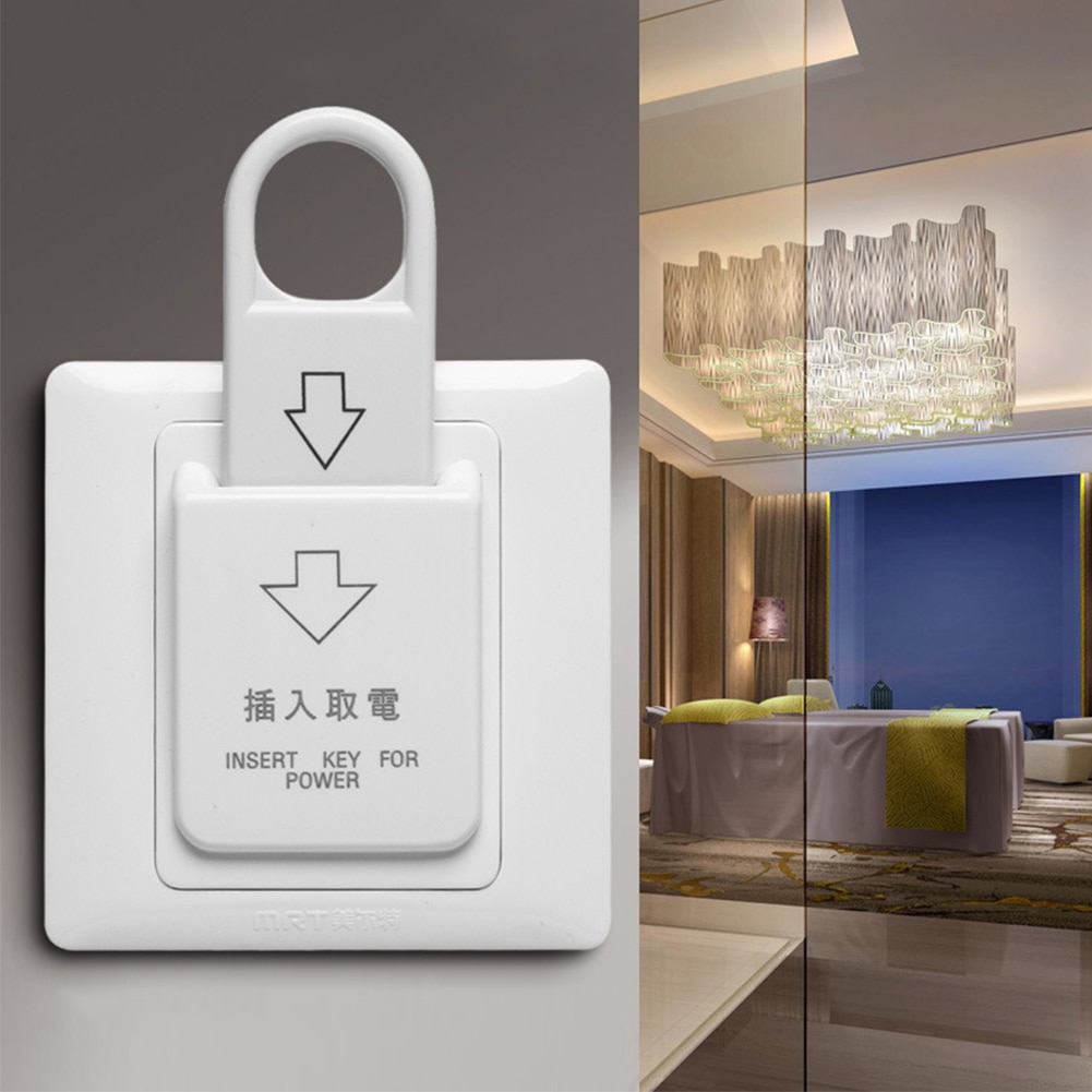Insert Smart PC Home Intelligent Energy Saving Power Key Magnetic Card Hotel On Off Fireproof Panel Indoor Switch