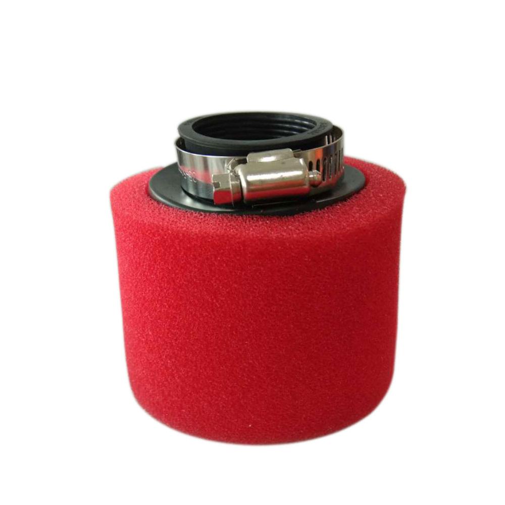 Off Road Motorfiets Spons Cleaner Scooters Carburateur Accessoires Strand Voertuigen Herbruikbare Draad Ronde Luchtfilter Universele: Red 48mm