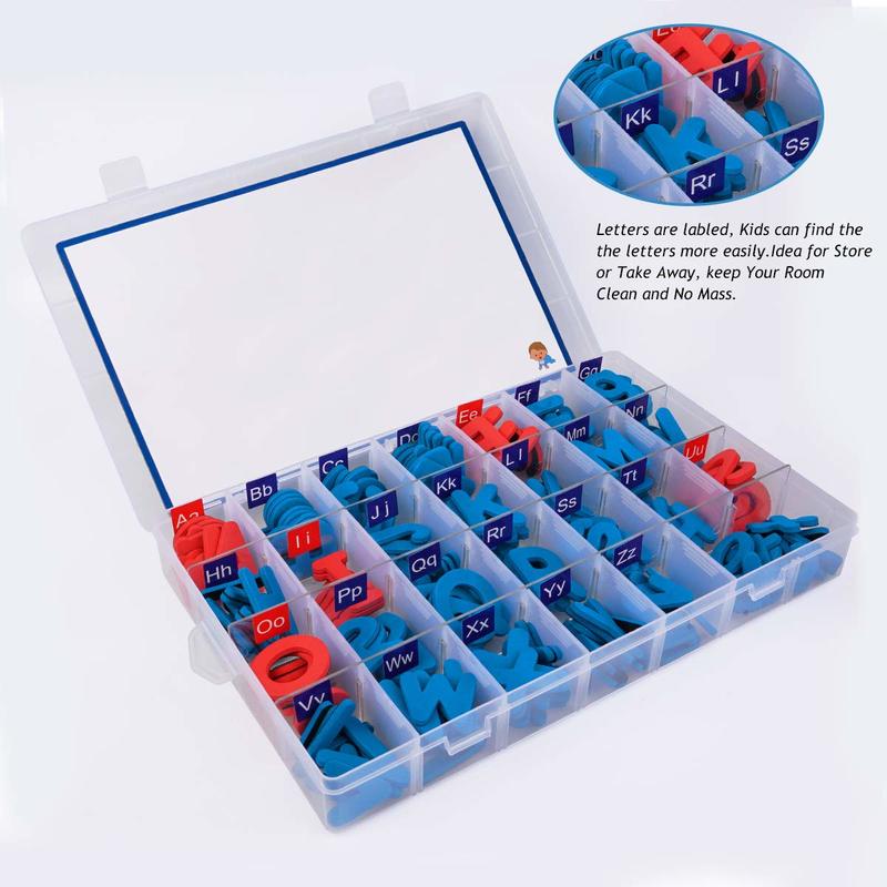 Yooap Magnetische Letters Kit 208 Pcs Met Double-Side Magneet Board - Foam Alfabet Letters Voor Kinderen Spelling En leren