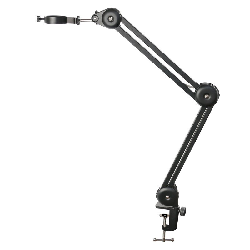 Microscope Video Camera Webcam Desktop Arm Stand Adjustable Boom Table Working Hanger Cantilever Stand Holder 1/4 6mm: 40 ring 25CM B Stand