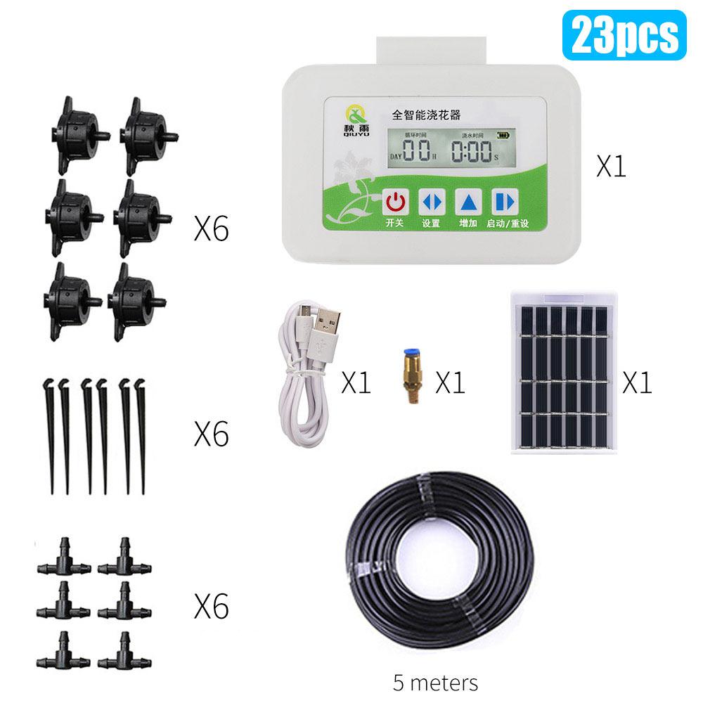 Gardener Irrigation Equipment Water Pipe Timer Irrigation Timing Device Convenient Waterproof Botany Garden Planting Durable: Grey