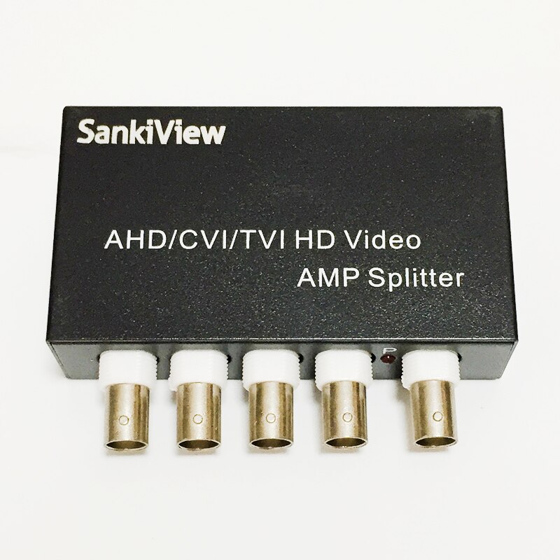 mini 1 na 4 wyjście 5MP 4MP 3MP 2MP AHD CVI TVI CVBS rozdzielacz wideo BNC rozdzielacz robić koncentrycznego analogowego HD kamera robić monitoringu CCTV