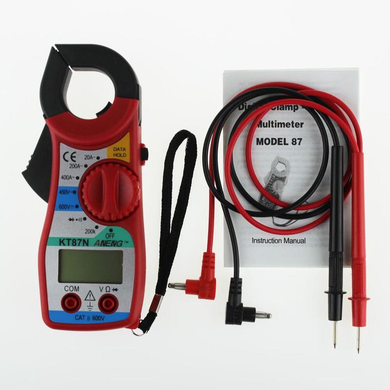KT87N Multimeter Clamp Voltage and Current Meter Clamp Flow Meter Current Clamp Meter
