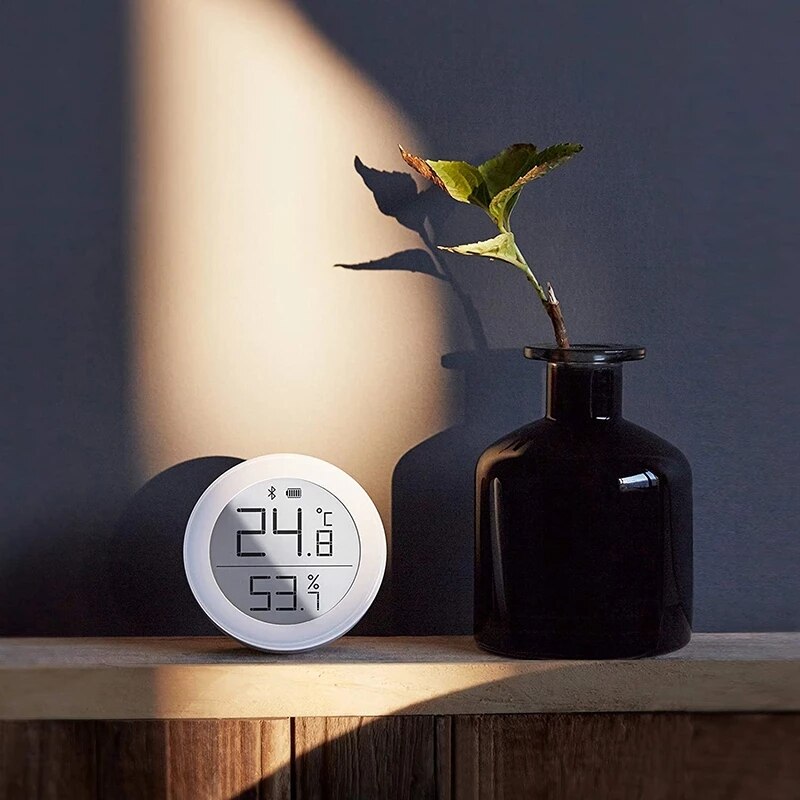 Qingping Temperature Humidity Sensor Home Bluetooth-Compatible LCD Digital Screen Thermometer Work With Mijia App Apple HomeKit
