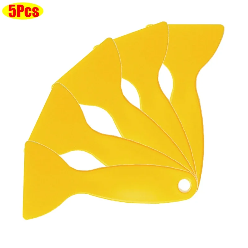 Auto Schoonmaken Tool Plastic Schraper Venster Voorruit Sneeuwschuiver Glas Water Lijm Verwijderen Ruitenwisser Zuigmond Mes Auto Wassen Gereedschap: Rood