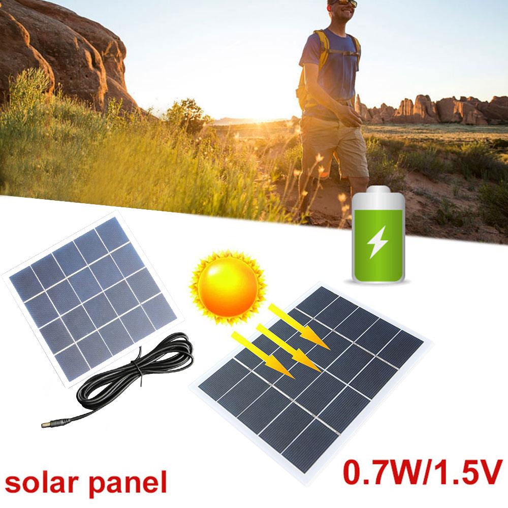 DC5521 Energy Saving Solar Panel Solar Power Charger Polycrystalline 3.7V Mini