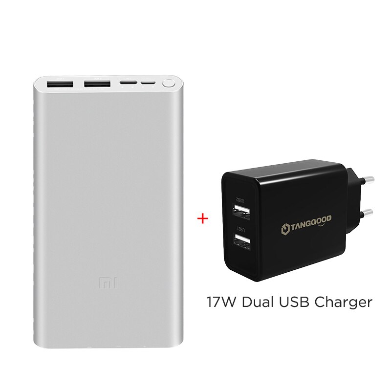 Xiaomi banco de potência 3 10000mah plm13zm dupla usb 18w carregamento rápido mi powerbank 10000 carregador portátil bateria externa poverbank