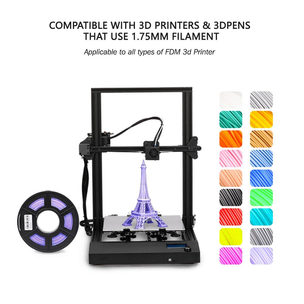 SUNLU – Filament d'extrudeuse pour imprimante 3D, plastique en Polycarbonate , violet PLA, 1.75mm, 1KG, 2,2 lbs, avec bobine, sans bulle