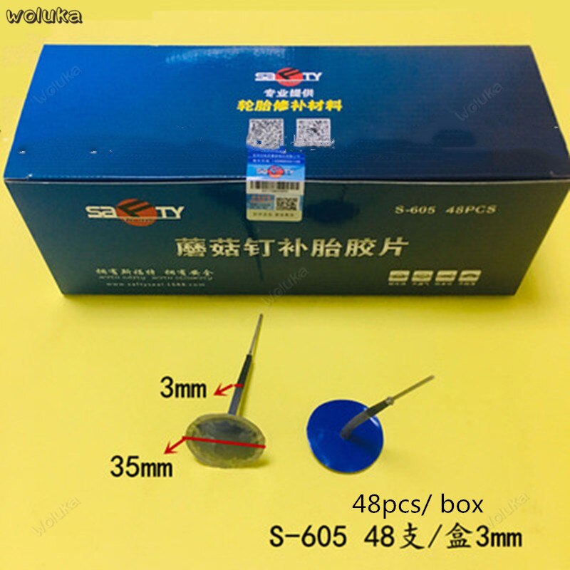 Svampespikfilm 3/4.5/6mm bildæk samlet push pin plug bit  s606 dækreparation  cd50 q04: C
