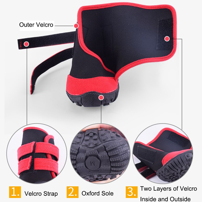 Waterproof Anti-slip Dog Shoes Winter Dog Boots For Large Dogs Chihuahua Shoe For Dog Durable Shoes Labrador Suppliers