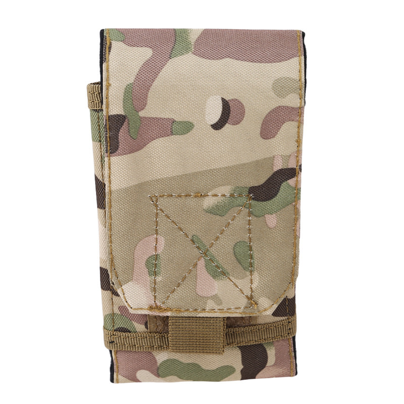 Outdoor Camouflage Hüft tasche Telefon halter Sport Gürtel tasche Fall wasserdichte Nylon Sport Jagd Camo Taschen im Rucksack: rot