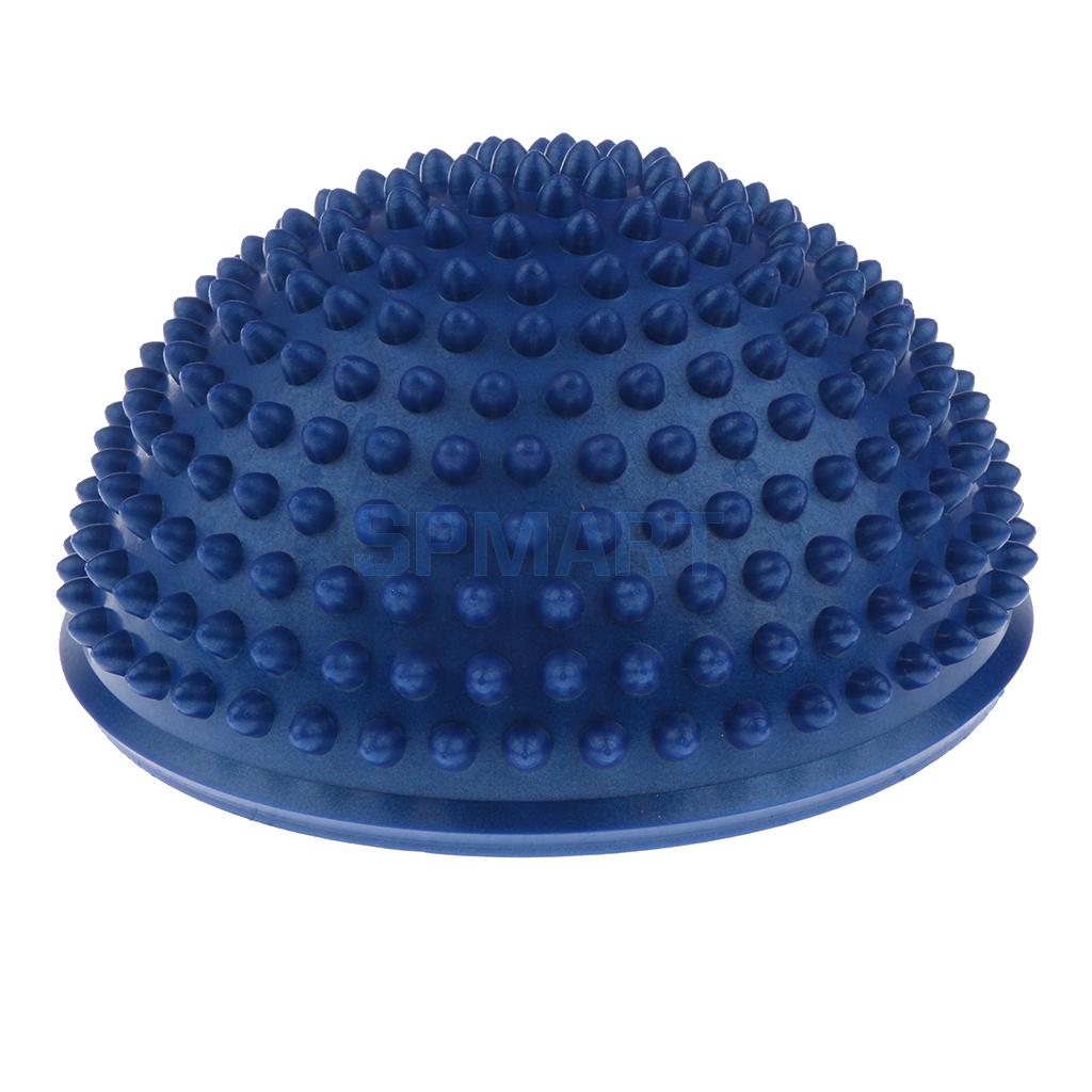 Hedgehog Style Balance Pod - Inflated Stability Wobble Cushion - Exercise Fitness Core Balance Disc for Kids Adult Outdoor Toys: Blue