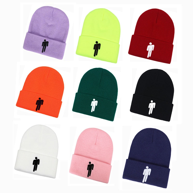 Beanie Hat Vrouwen Mannen Borduren Gebreide Warme Winter Hoeden Voor Vrouwen Mannen Effen Hip-Hop Casual Cuffed Mutsen Motorkap Toevallige