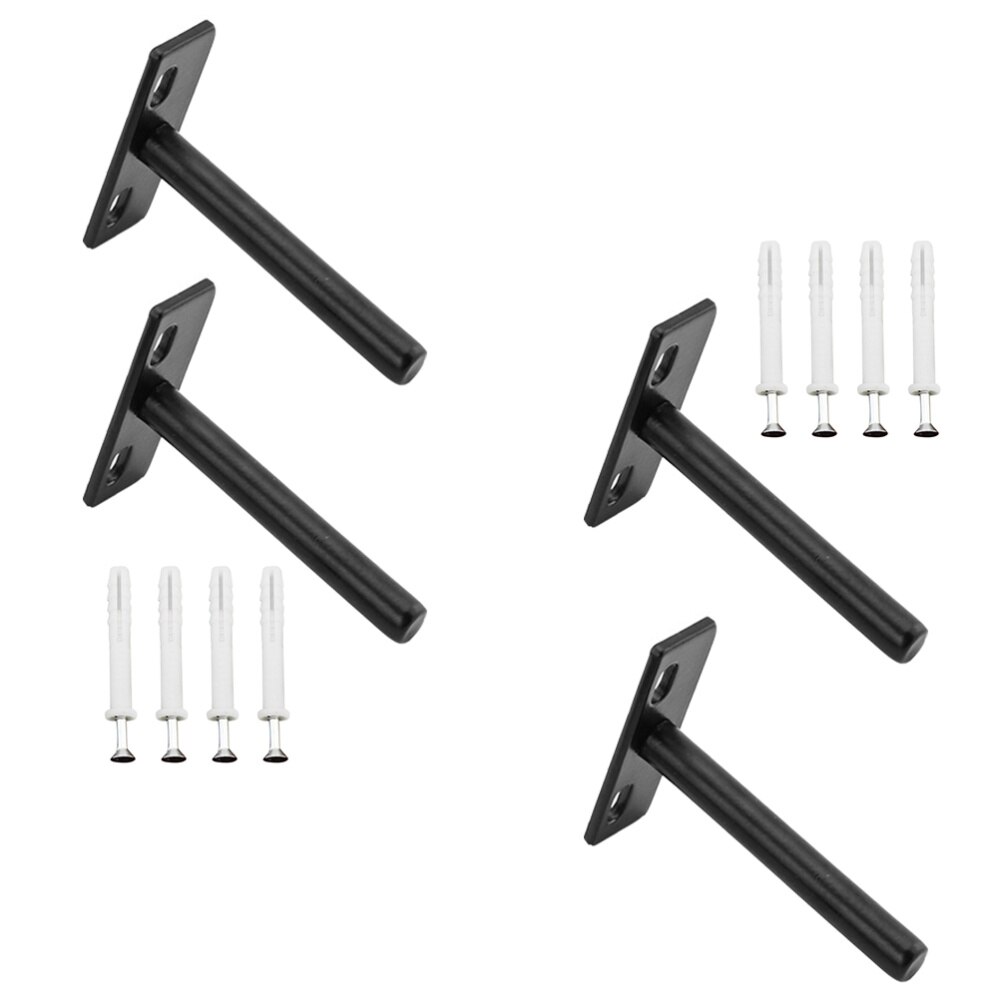 4 Set Iron Shelf Bracket Fastener Bracket Support Wall Mounted Shelf Brackets