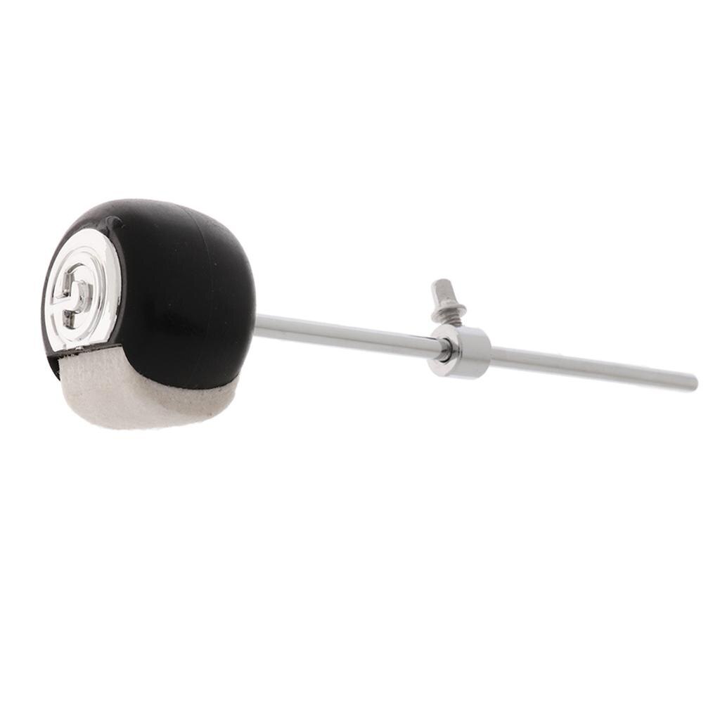 3 Colour Bass Drum Beater Percussion Instrument Accessories For Drum Lovers: Black