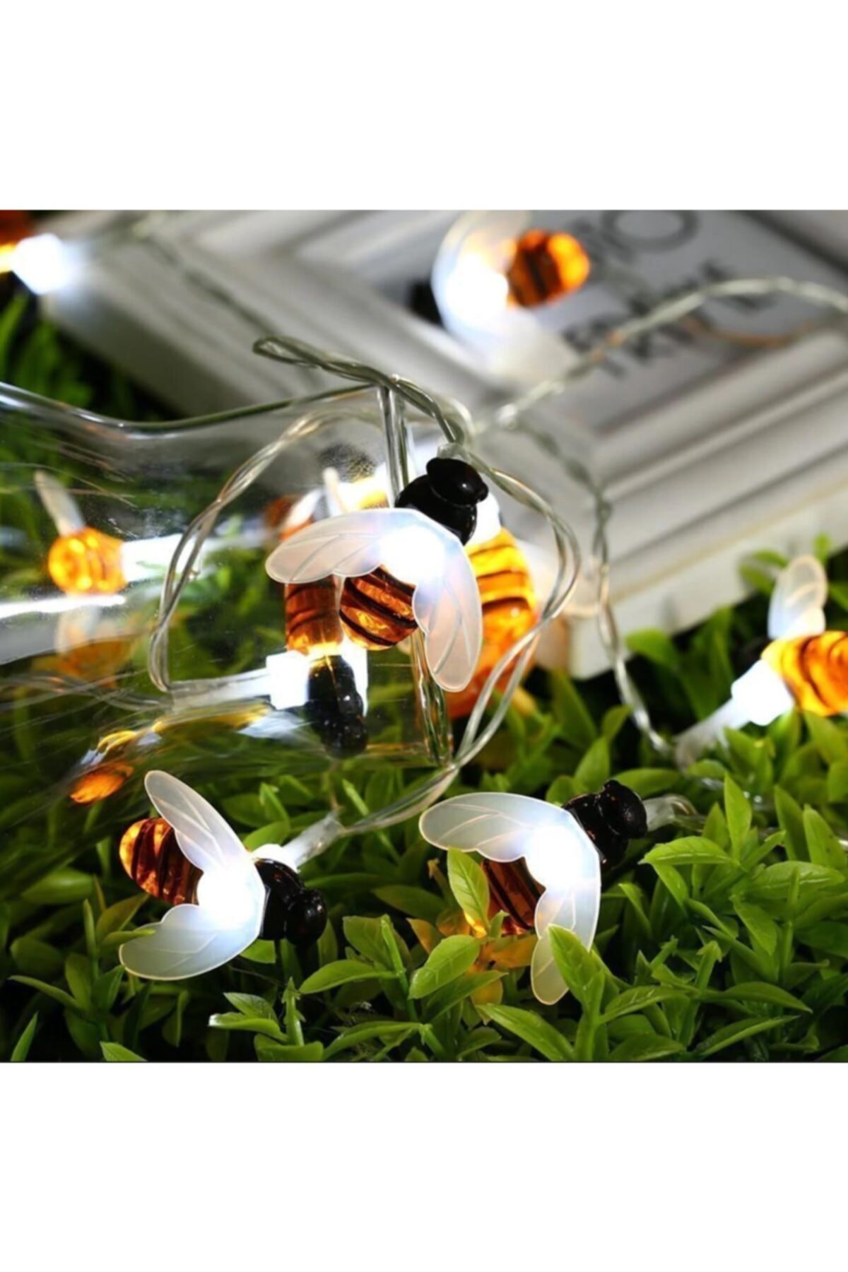 SGE Solar Powered 30 Led Honey Bee Garden Lighting Decorative Ornamental lamp light