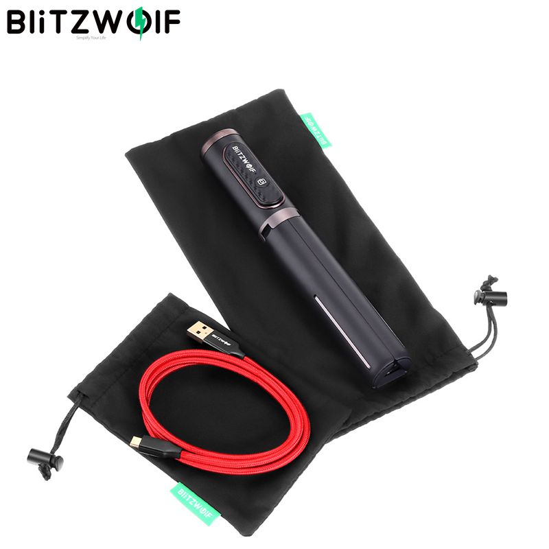 BlitzWolf BW-ST1 Portable Cable Organizer Headphone Storage Organizer Bag for Cable Headphone Bank Selfie Sticks Storage Bag