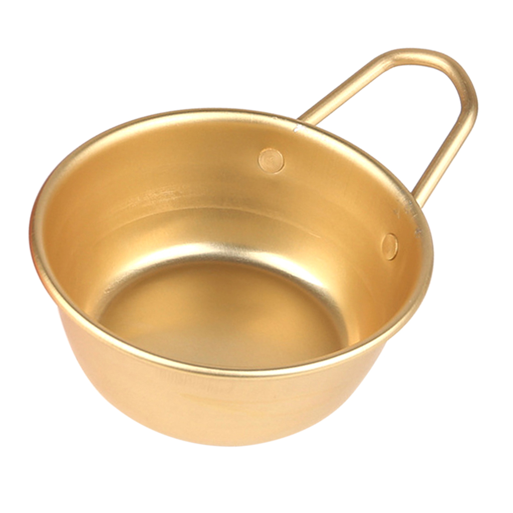 Aluminium Gelb Koreanischen Traditionellen Schalen für Makgeolli Koreanische roh Reis Wein