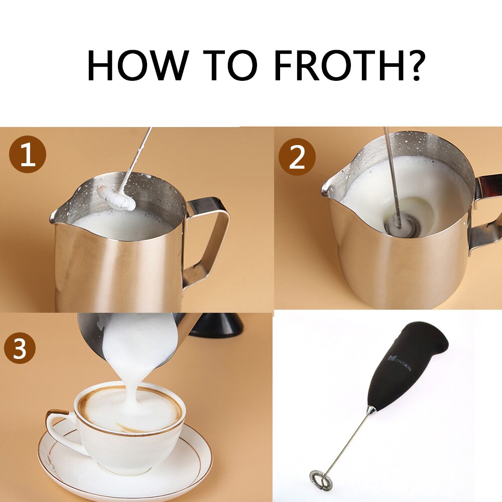 Home Automatic Handheld Foam Maker for Egg Latte Cappuccino Chocolate Matcha Kitchen Coffee Tool Electric Milk Frother