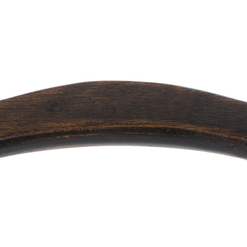 Mango de bolsa de madera en forma de U para bolso de bricolaje, herramienta de fabricación de bolsos de hombro
