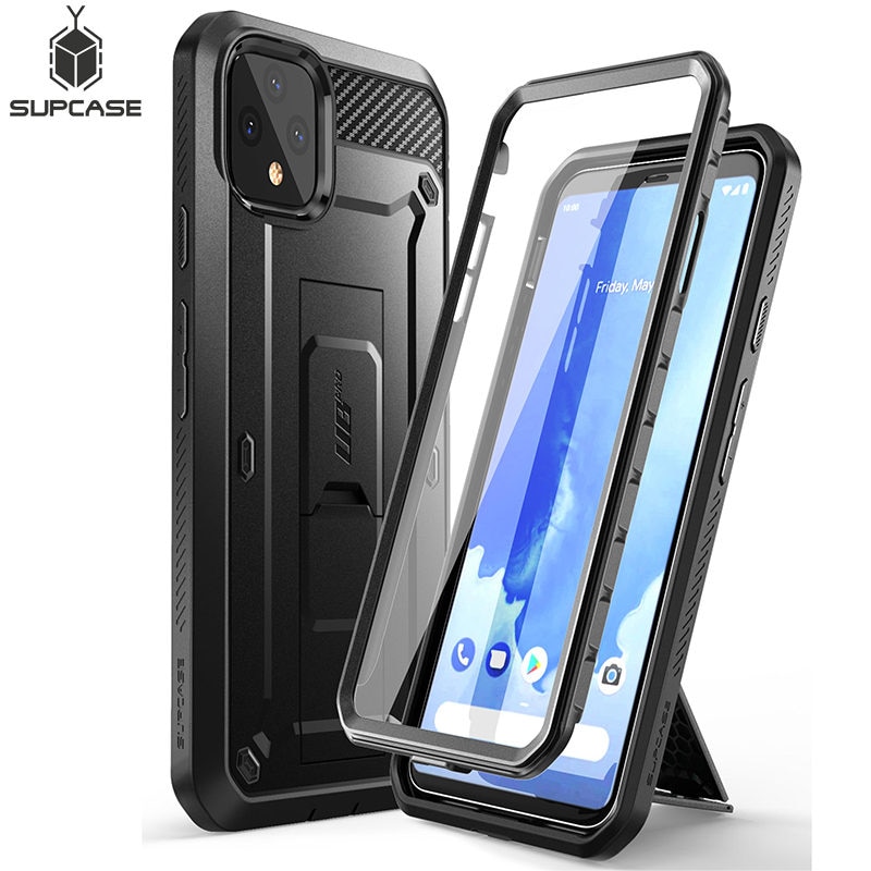 SUPCASE Voor Google Pixel 4 XL Case ) UB Pro Full-Body Robuuste Holster Clip Beschermhoes met Ingebouwde Screen Protector