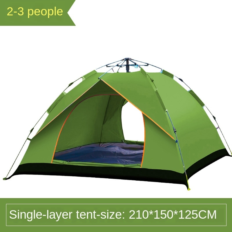 Fully Automatic Tent Outdoor 3-4 People Thick Water Resistant Double Camping Open Country Camping Tent