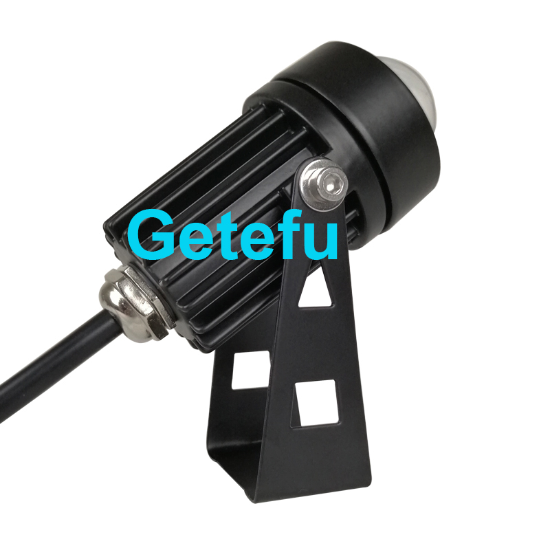 Foco LED al aire libre impermeable IP65 lámpara de pared ángulo estrecho reflector LED 3W 10W lámpara de punto de larga distancia lámpara de arandela de pared