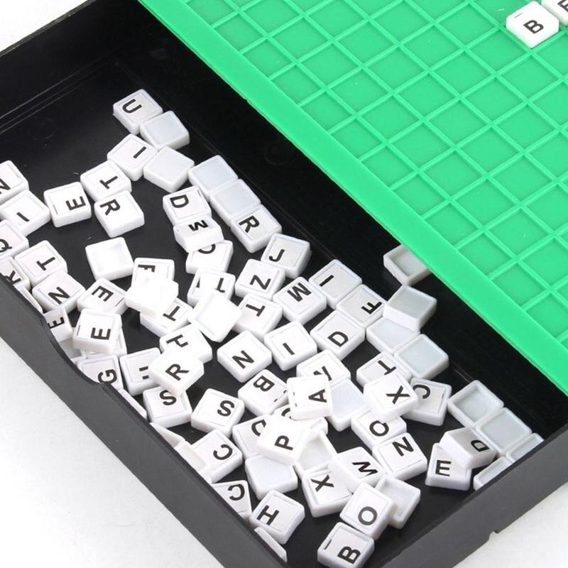 Houten Kleurrijke Mix Letters Scrabbles Houten Engels Woorden Digitale Puzzel Kinderen Educatief Speelgoed