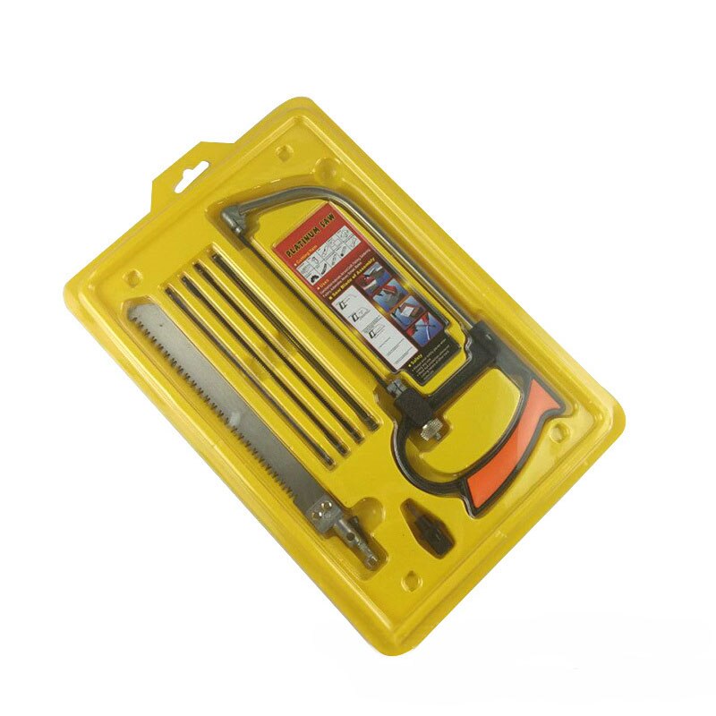 Multifunctional Stainless Steel Hacksaw Mini Portable Wood Saw Woodworking Manual Saw Replaceable Saw Blade